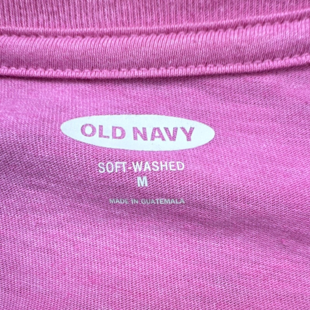 Old Navy Soft Washed Cotton California Bear Graphic Pink Men's T-Shirt M - Picture 3 of 10